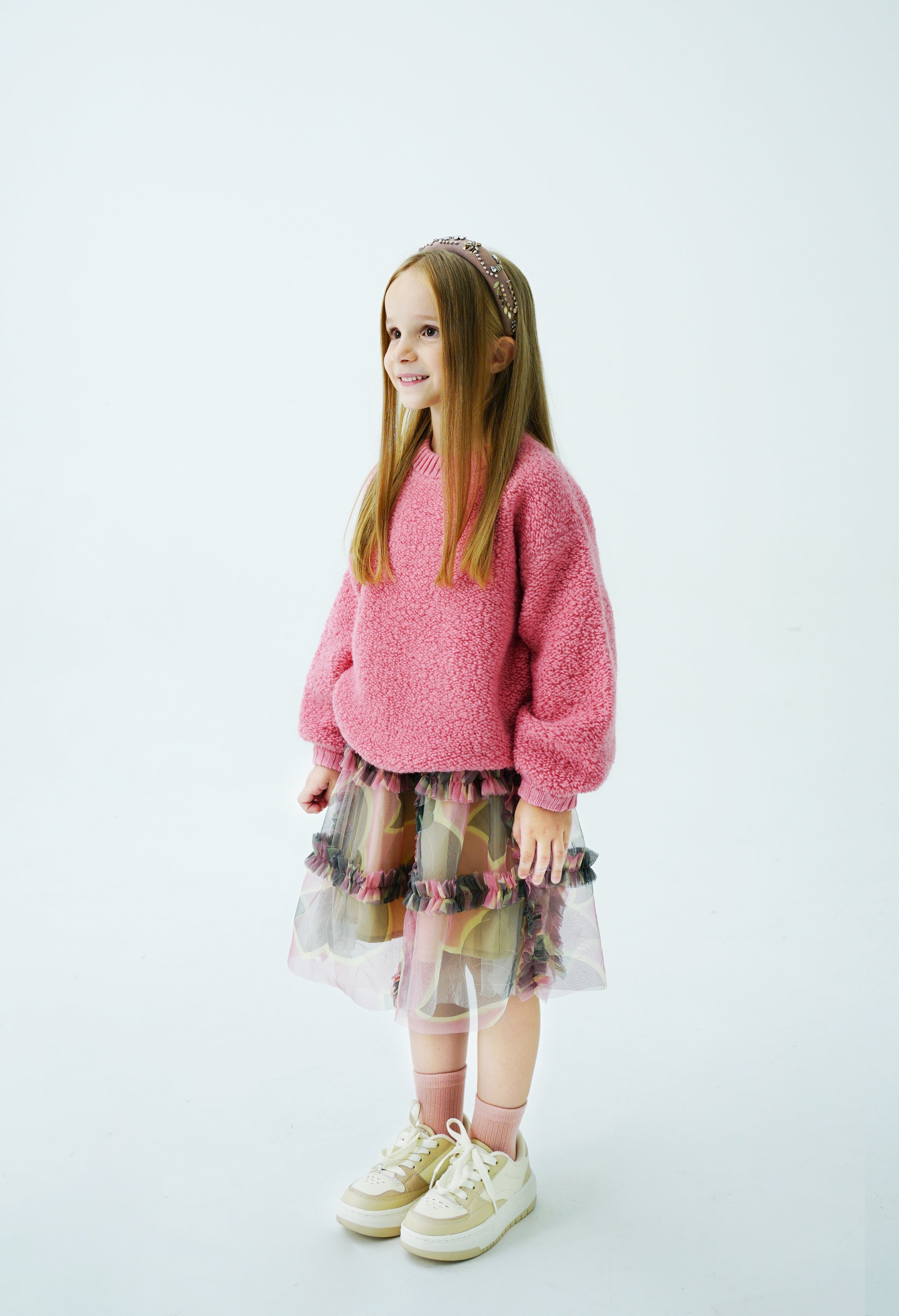 Wool Sweater in Pink KTS2310A41