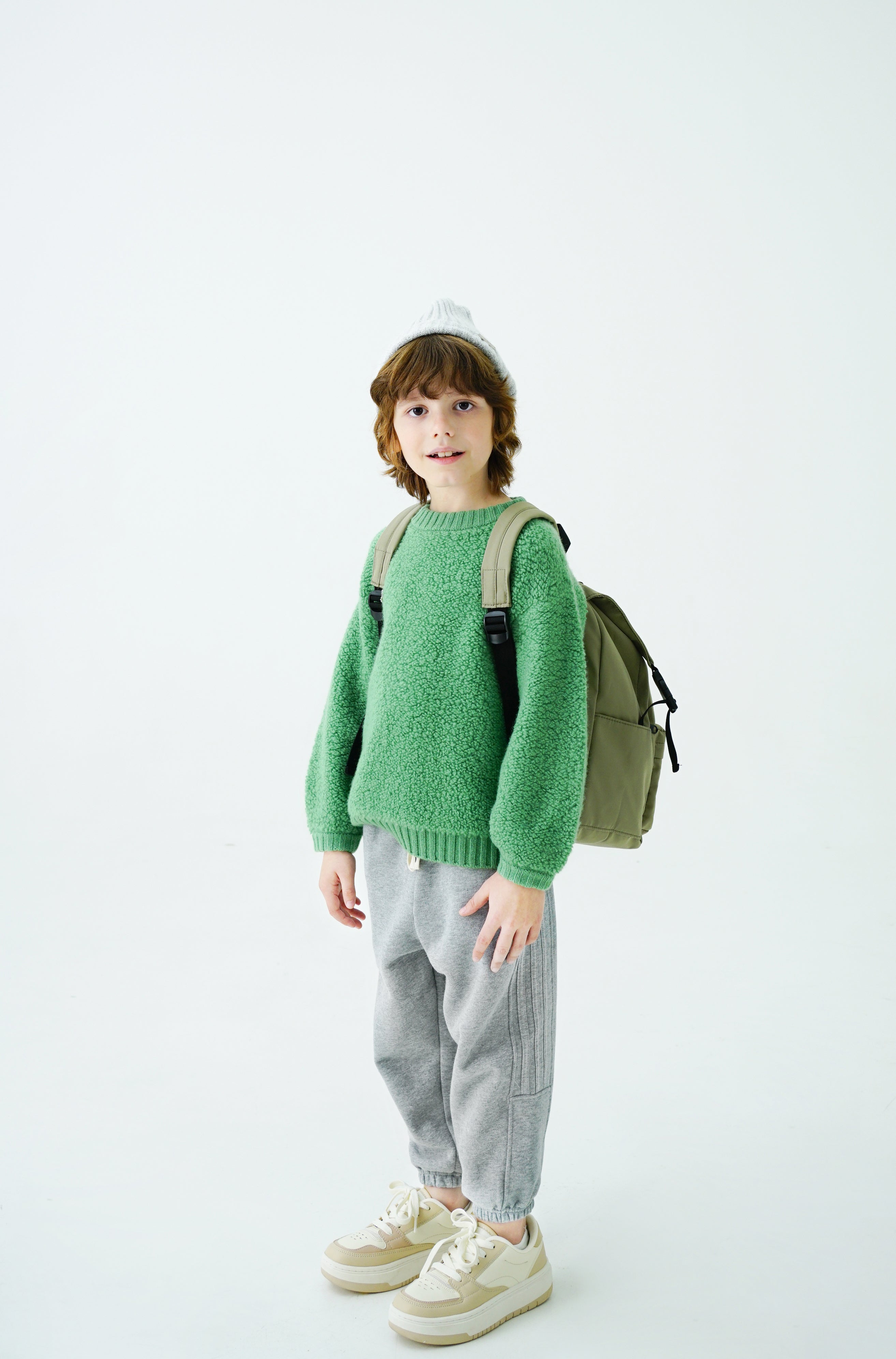 Wool Sweater in Green KTS2310A41
